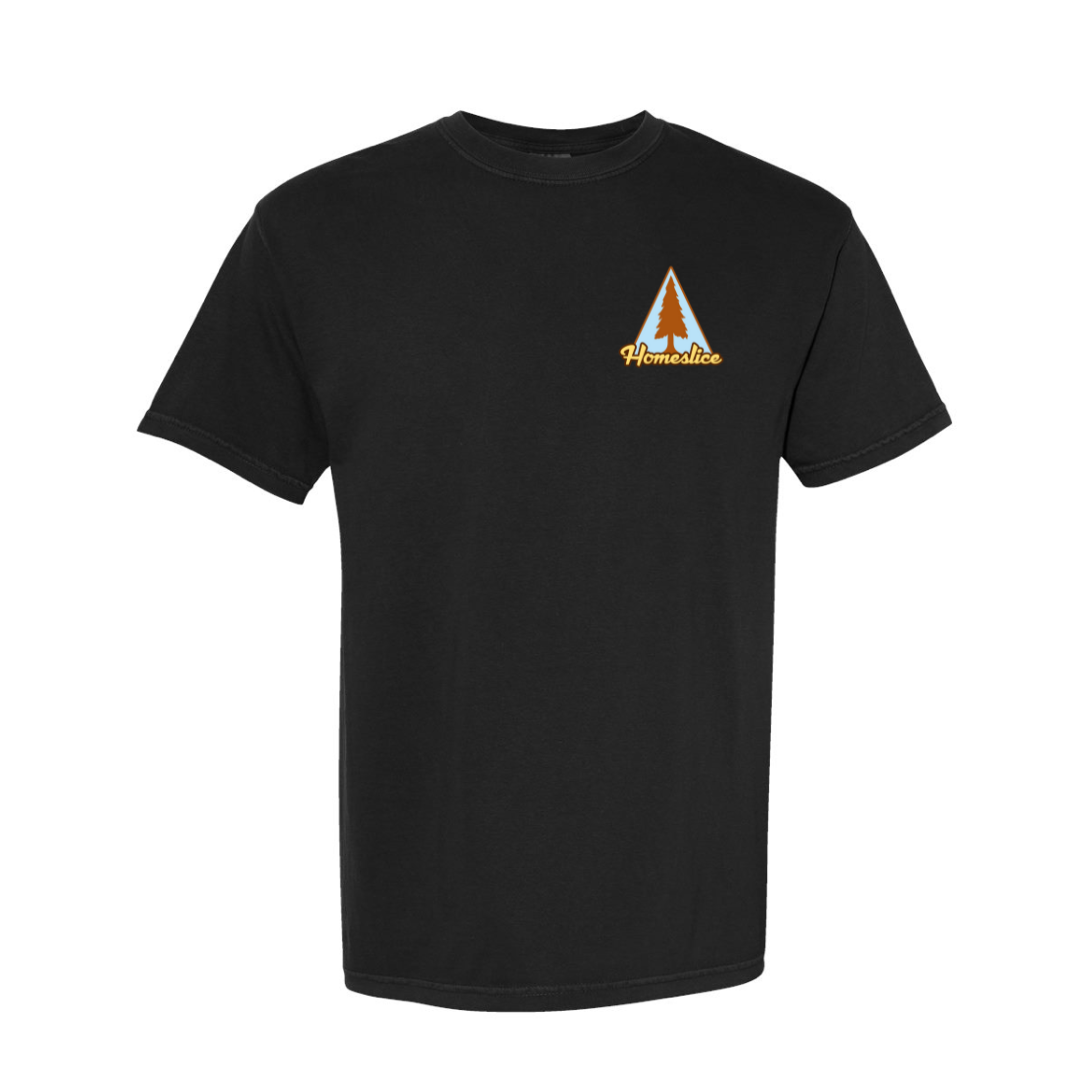 black homeslice mural tee