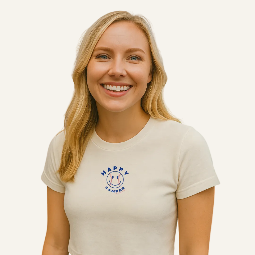 baseball baby tee