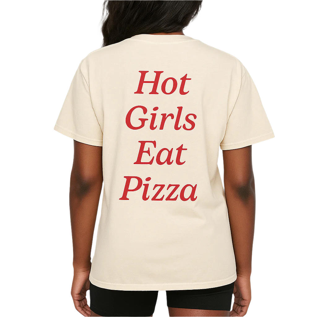 hot girls eat pizza tee