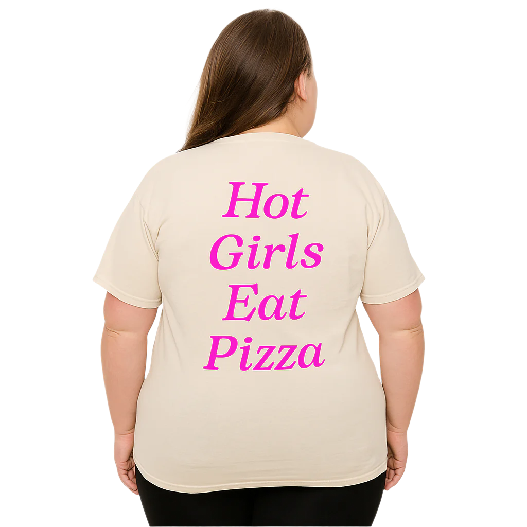 hot girls eat pizza tee