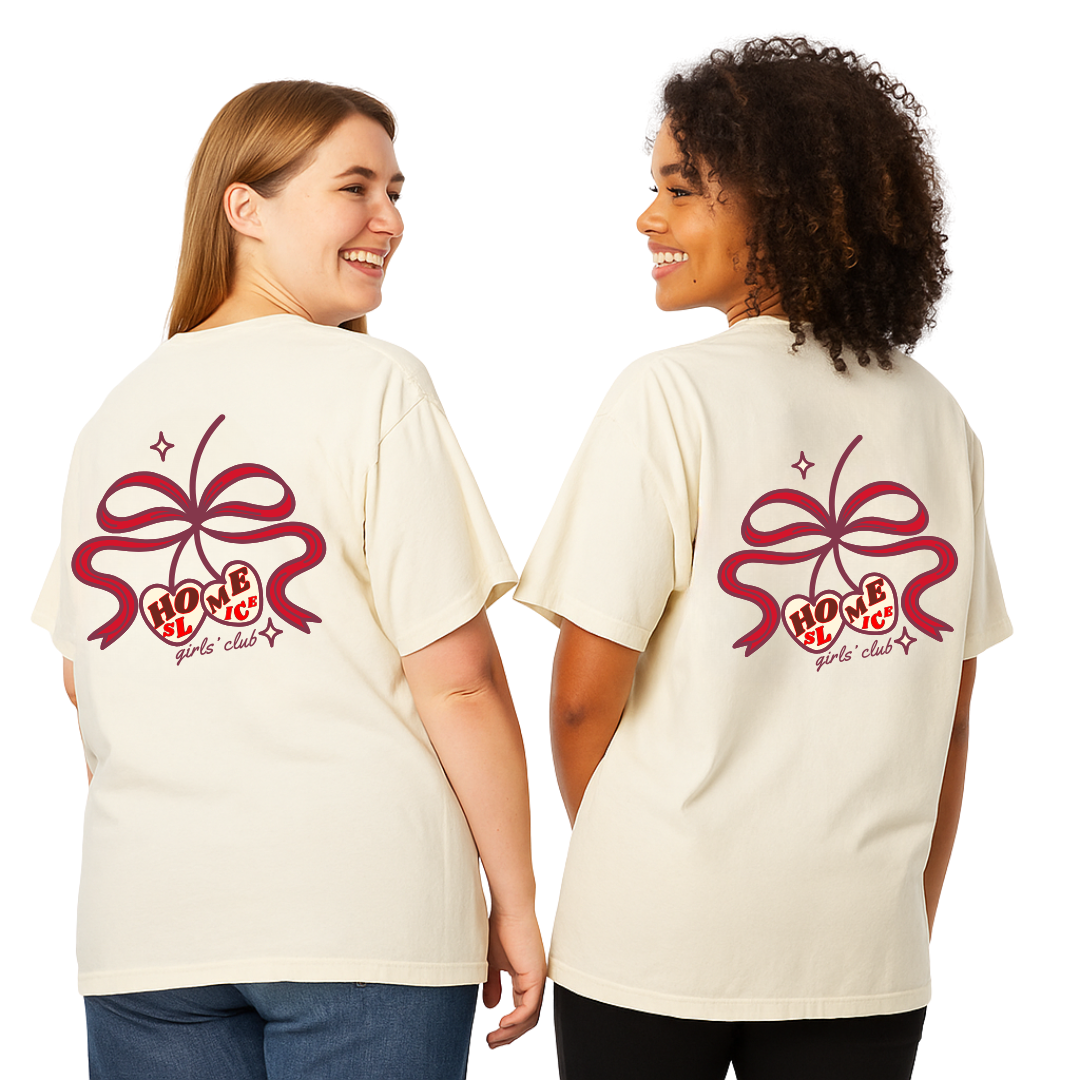 homeslice girl's club tee