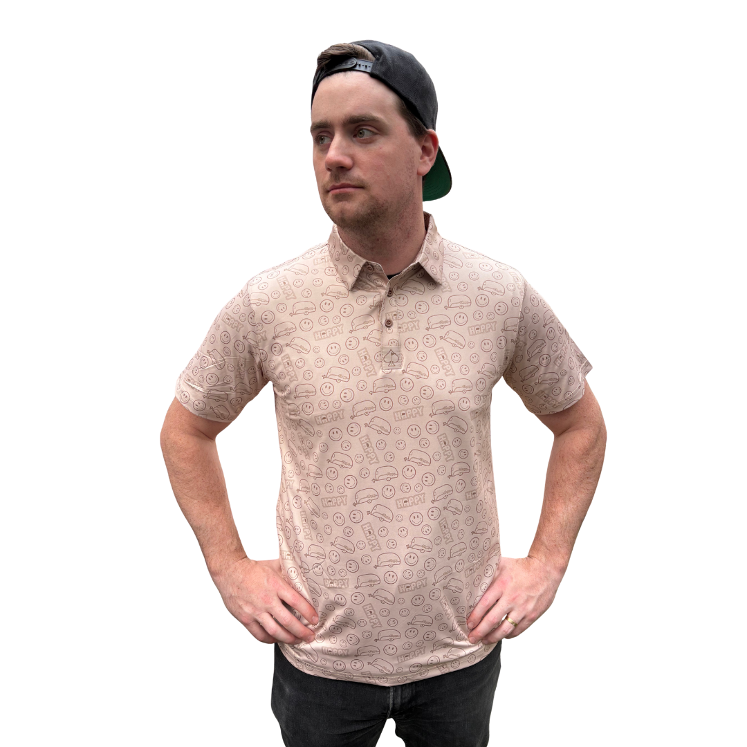 tan camper golf tee