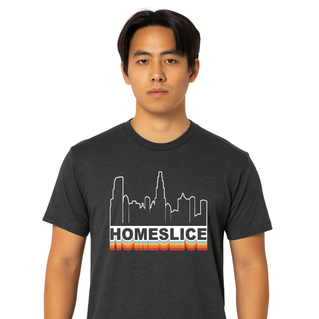 skyline drop shadow tee