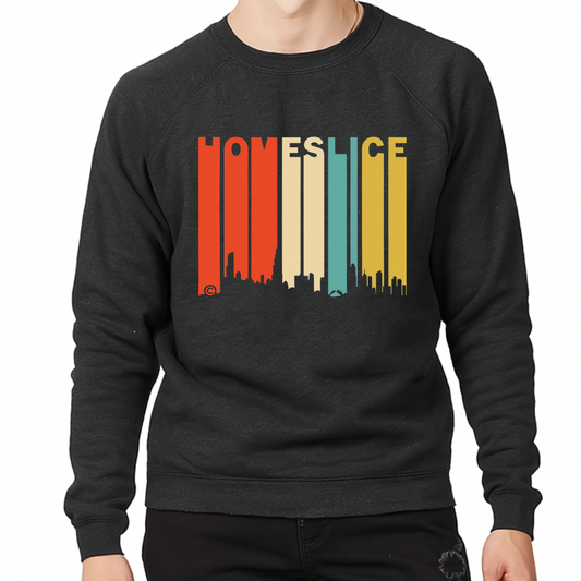 skyline drip crewneck sweatshirt