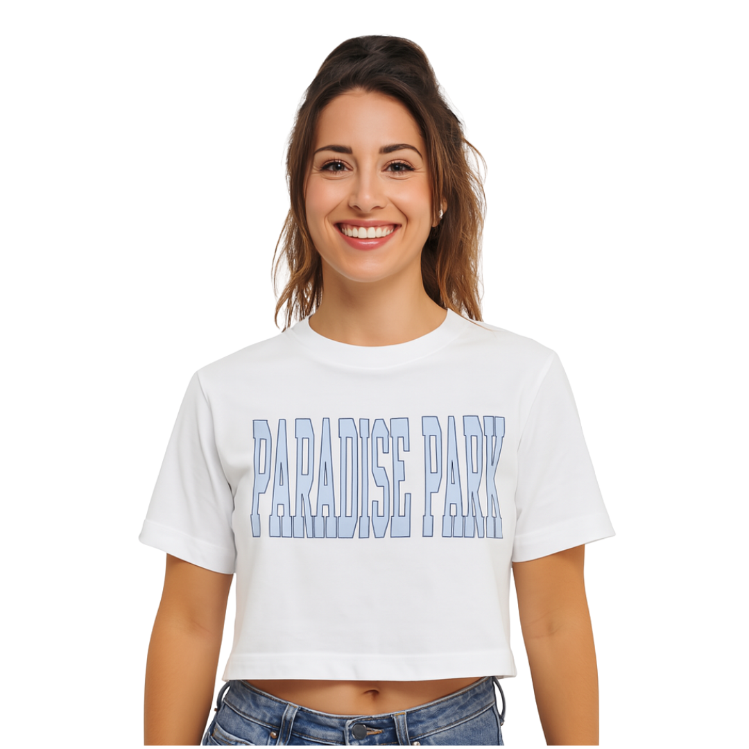 paradise park cropped tee