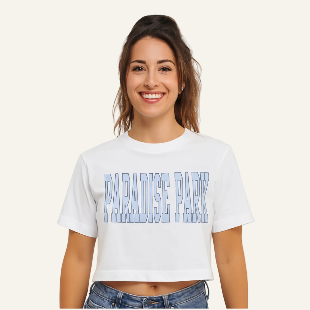 paradise park cropped tee
