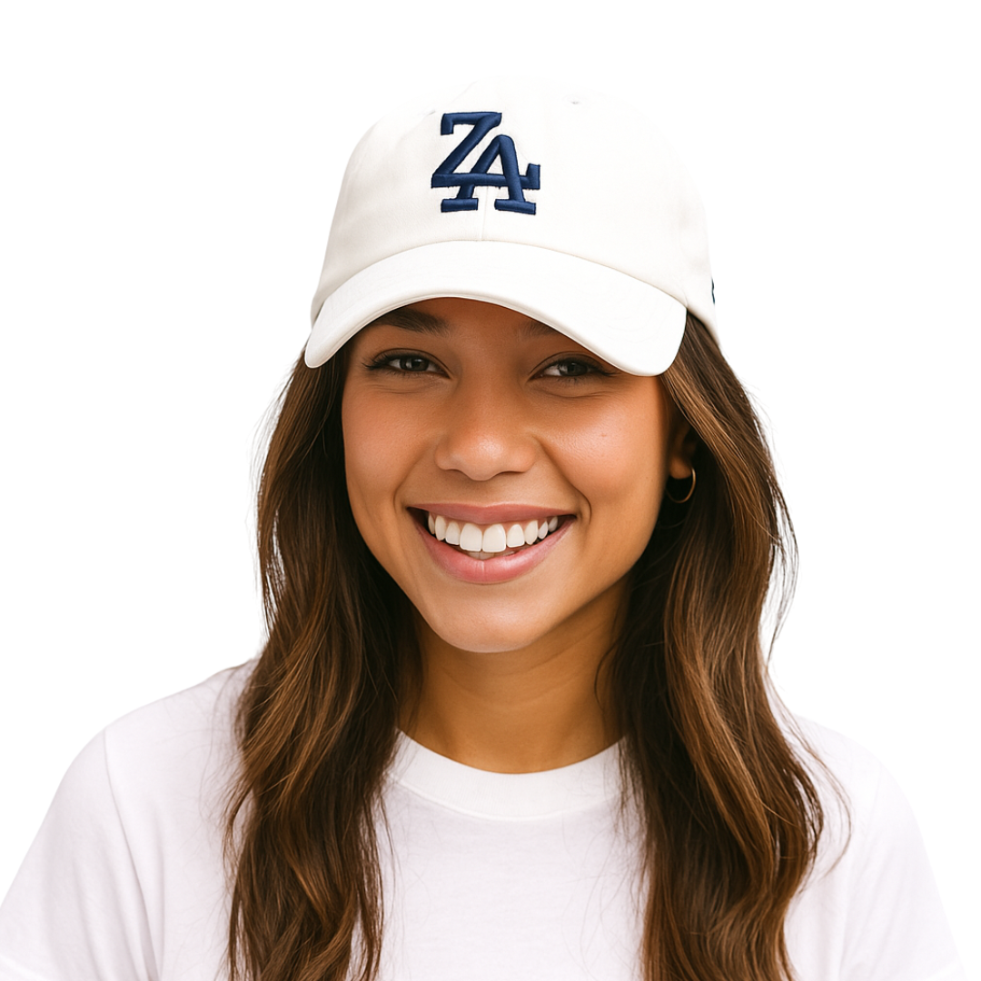 white 'za dad hat