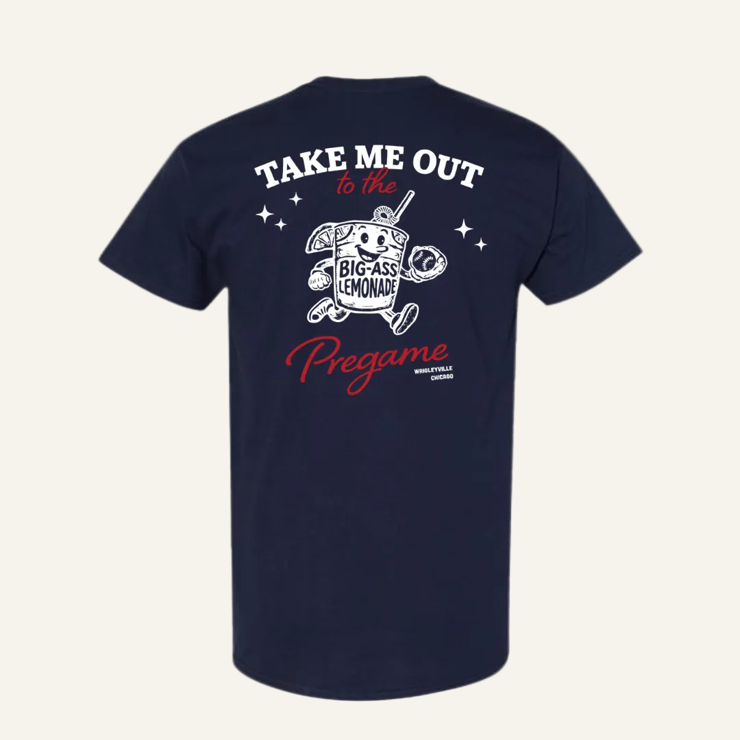 navy baseball tee