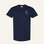 navy baseball tee