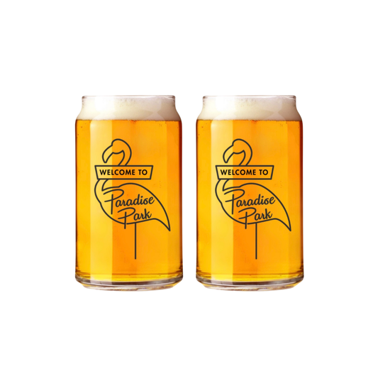 2-pack paradise park can glasses