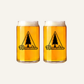 2-pack homeslice can glasses