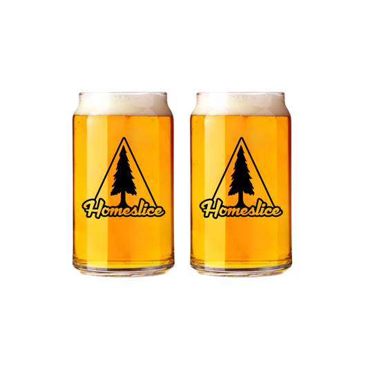 2-pack homeslice can glasses