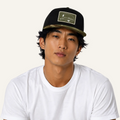 camo flat brim hat