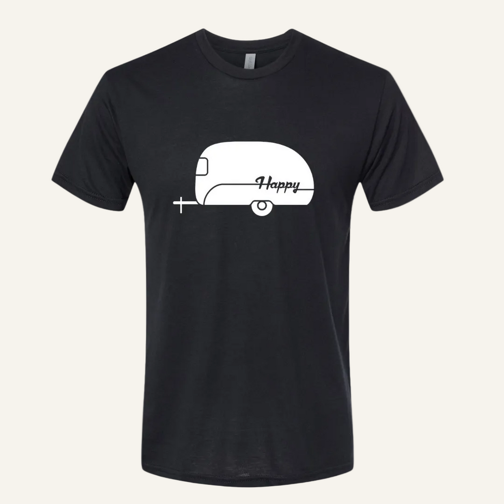 black camper logo tee