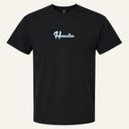 black homeslice logo tee