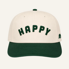 green two tone happy hat