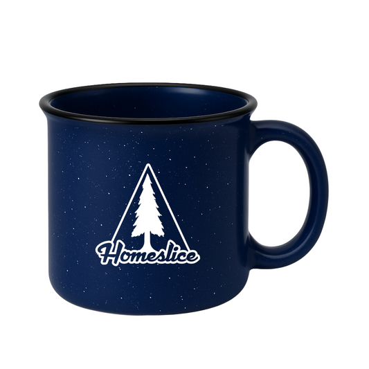 homeslice speckled mug