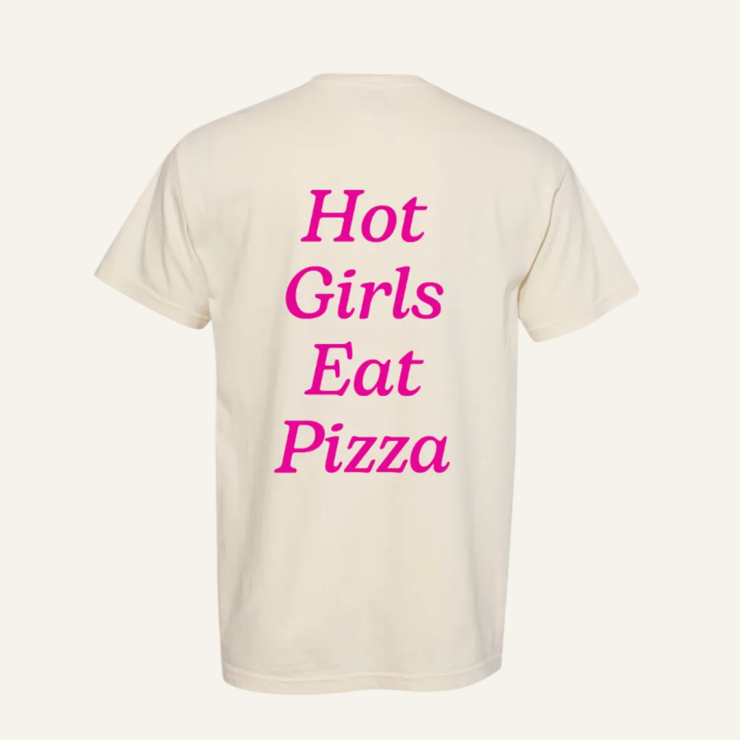 hot girls eat pizza tee