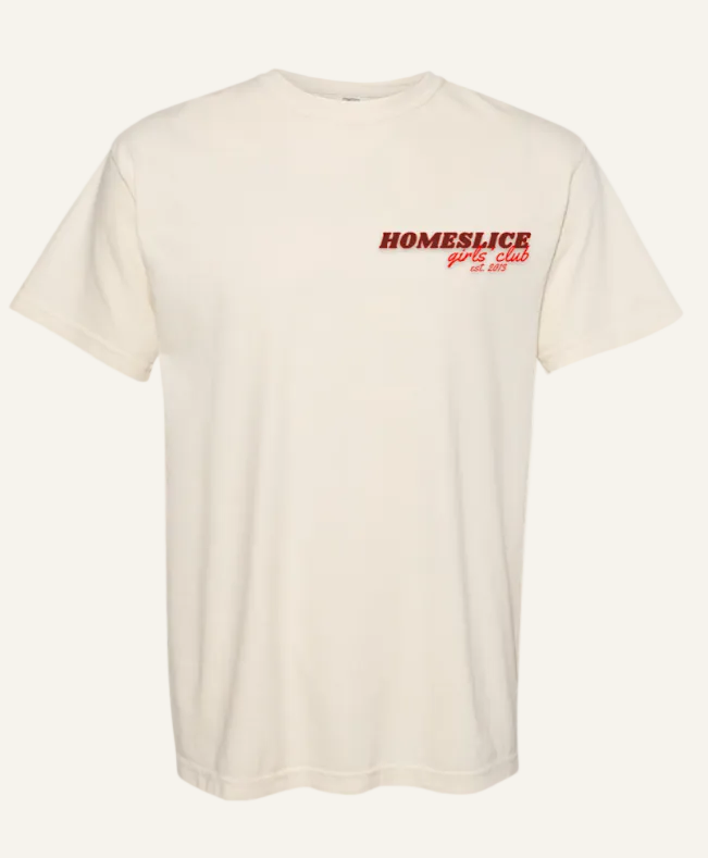 homeslice girl's club tee