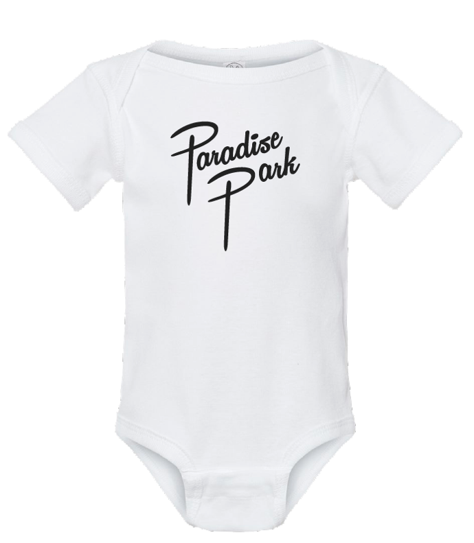 paradise baby onesie