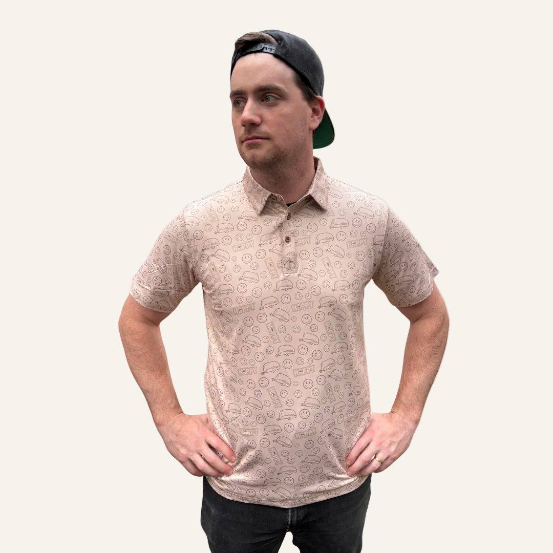 tan camper golf tee