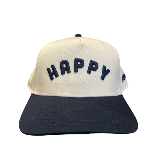 two tone happy hat