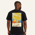 black homeslice mural tee