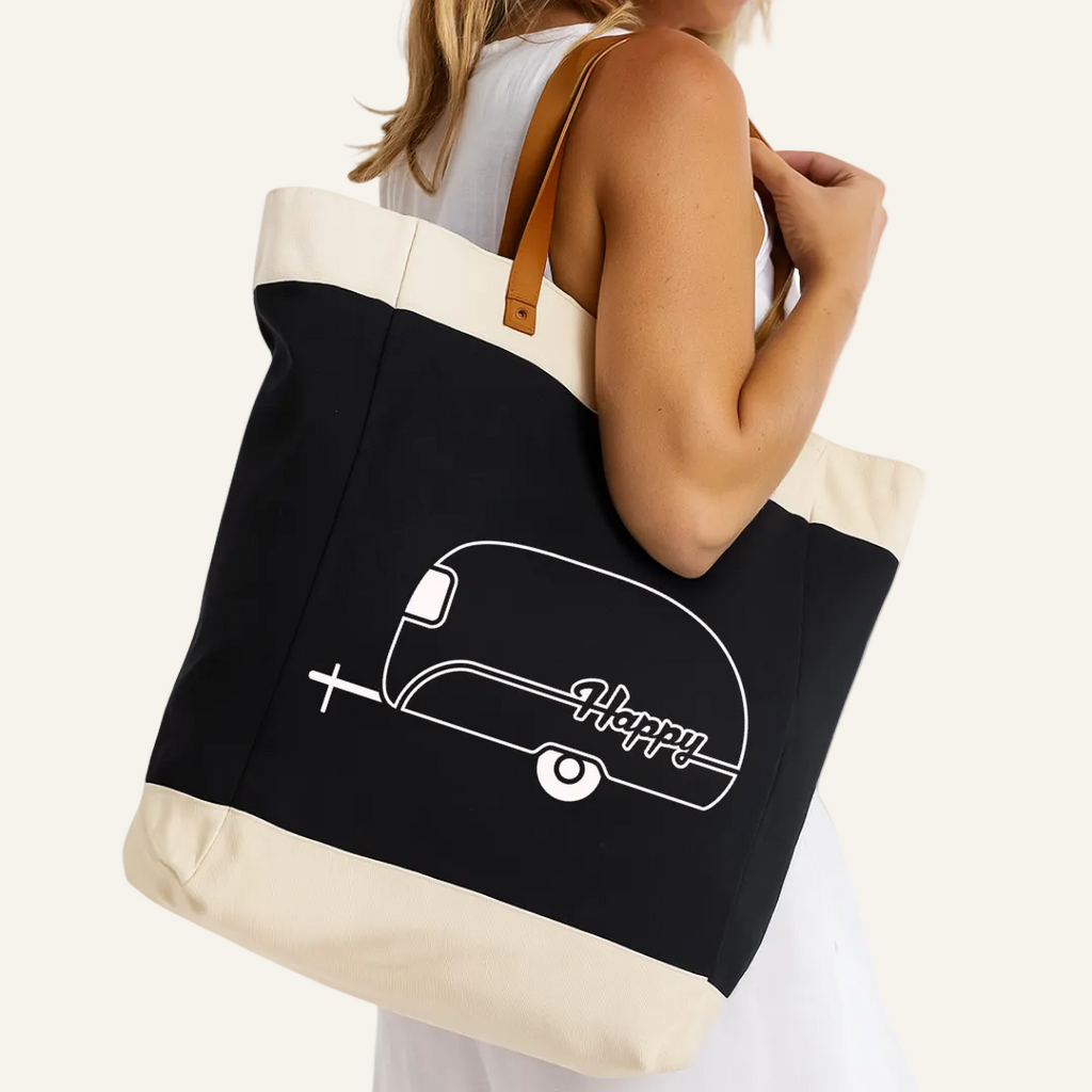 happy camper tote