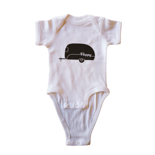 camper baby onesie