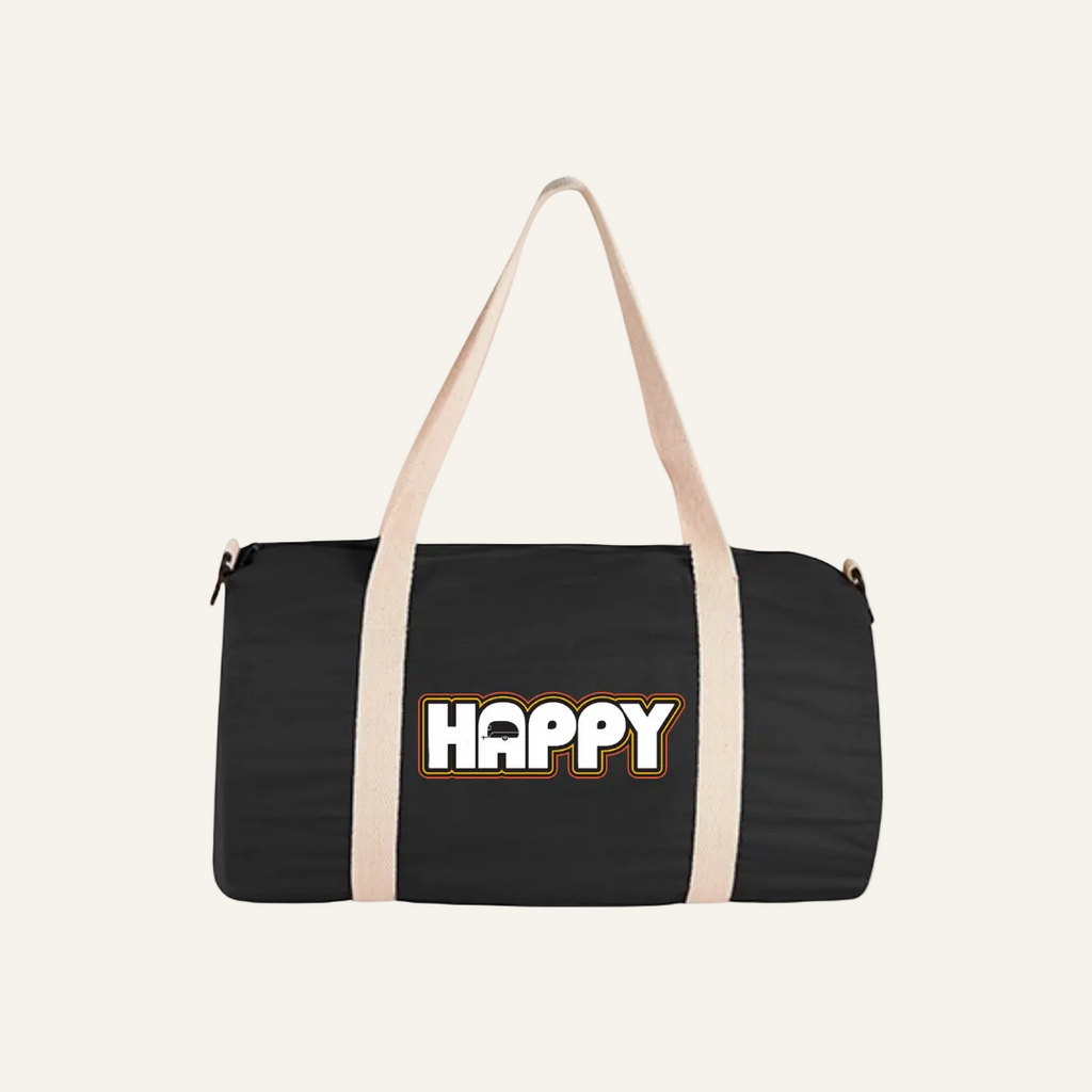 happy duffle bag
