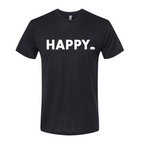 black happy tee