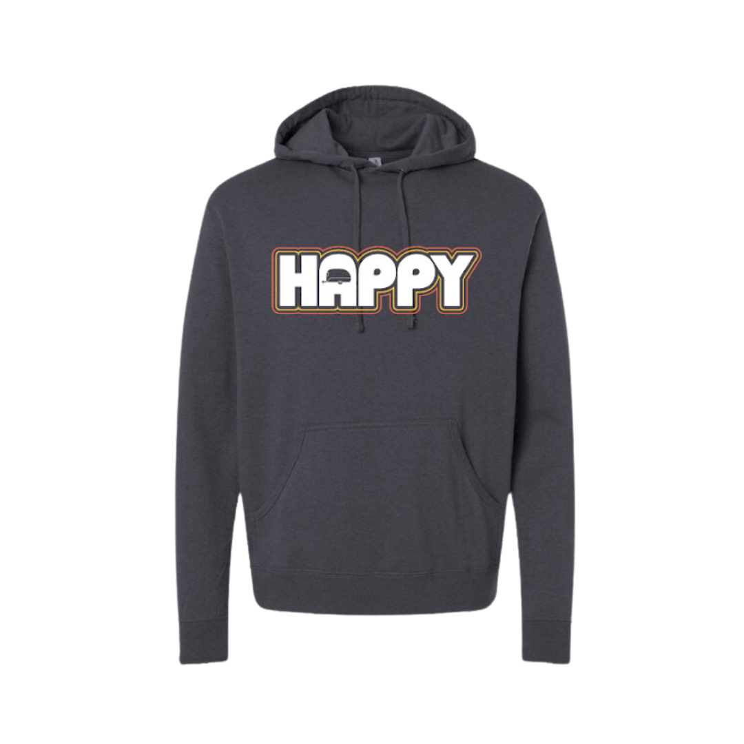 retro happy hoodie – Happy Camper