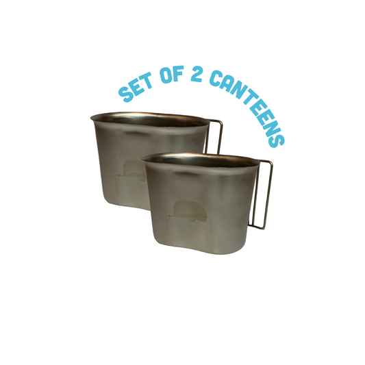 happy camper canteen - Set of 2