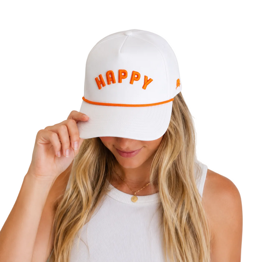orange imperial happy hat