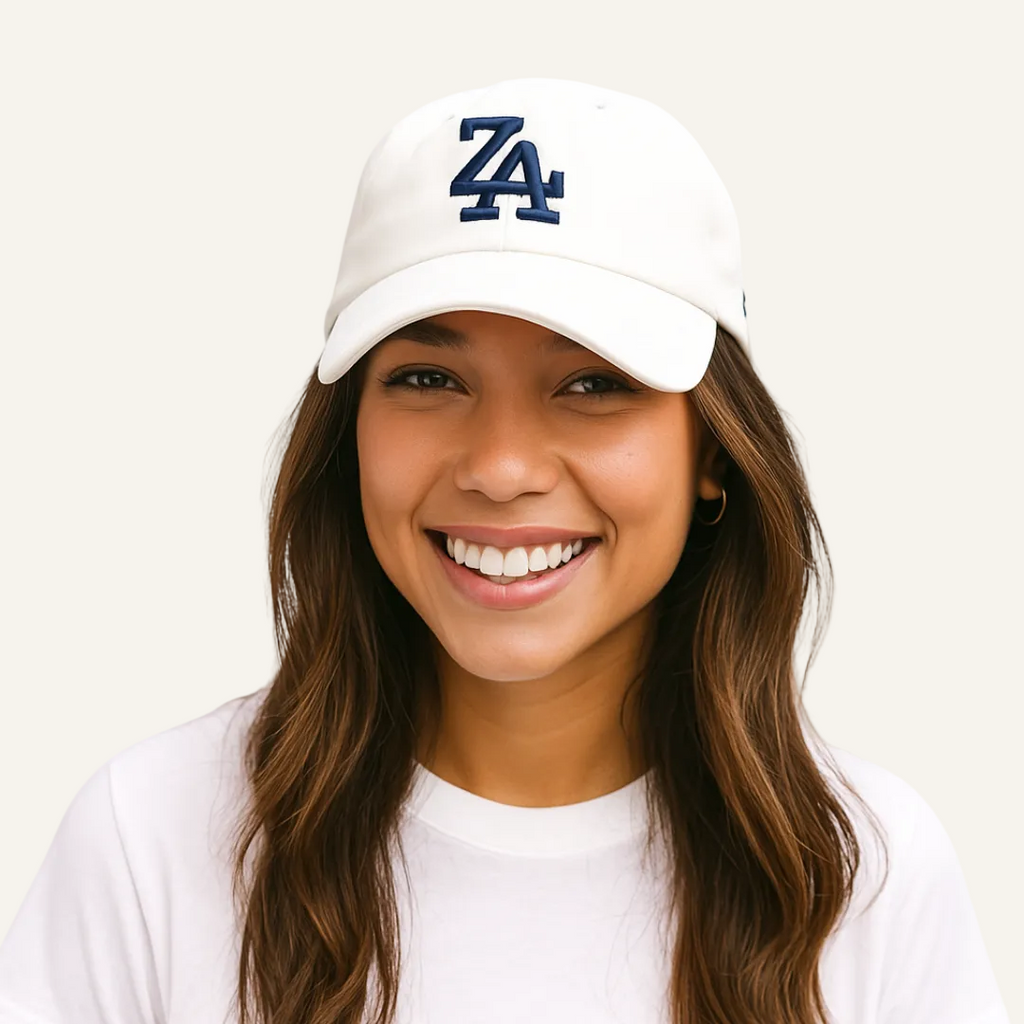 white 'za dad hat